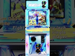 Cute children and young players enjoy the visual feast and operational pleasure of defeating villain