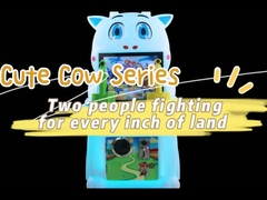 Cute Cow Coin-operated Arcade Game Machine for Two Players 19-Inch