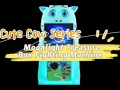 Cute Cow Two-Player Arcade Game God Fighting Machine for Children 19-inch