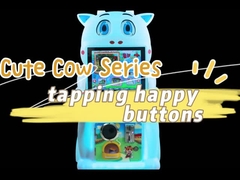 Cute Cow Coin-operated Single-Player Music Children Clap Game of Good Quality 19-Inch