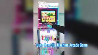 clip Machine Arcade Game Kids Prize Crane Machine for Amusement Center