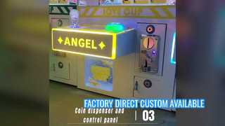 Mini Metal Claw Machine Small Coin Operated Prize claw Machine for Arcade and Kids