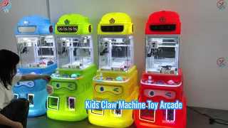 Kids Claw Machine Toy Arcade Mini Prize Grabber Machine with LED Screen Gameplay