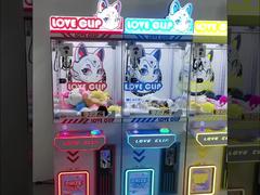 LOVE CLIP Prize Claw Machine Keychain & Plush Toy Arcade Claw Machine for Amusement Center